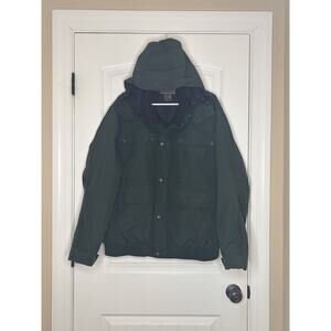 LL Bean Parka Coat L Gore-Tex Extreme Wet Weather PrimaLoft Cargo